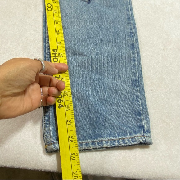 Pacsun Jeans Slim Straight Fit 30x30 Ripped Jeans light wash distressed pants - Picture 9 of 10